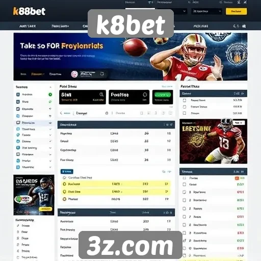 Novas funcionalidades do site k8bet em destaque